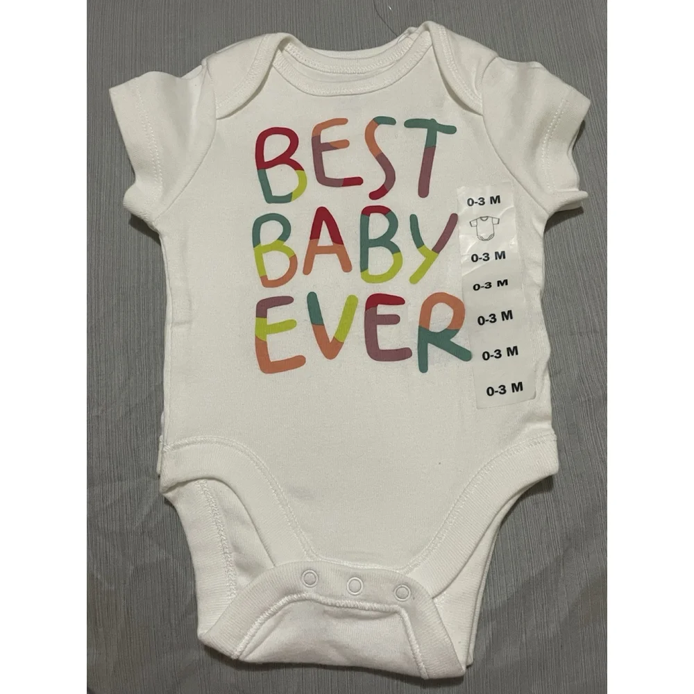 2 Sets Old Navy 0-3 Months Bodysuits Twin Girls